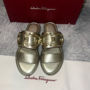 Salvatore ferragamo Taryn PVC sandals